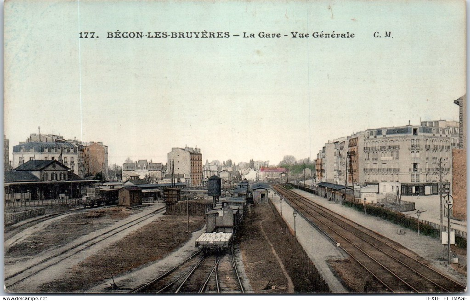 92 BECON LES BRUYERES - La Gare, Vue Générale. - Other & Unclassified