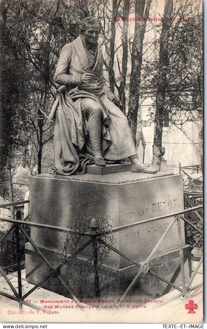 75020 PARIS - Père Lachaise, Tombe DE Denon  - Paris (20)