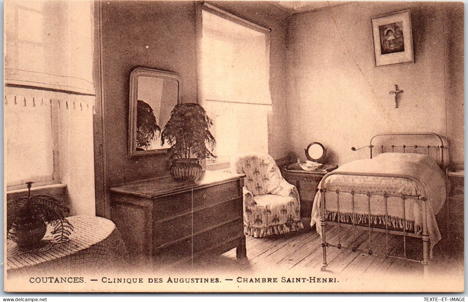 50 COUTANCES  Clinique Des Augustines, Chambre Saint Henri  - Coutances