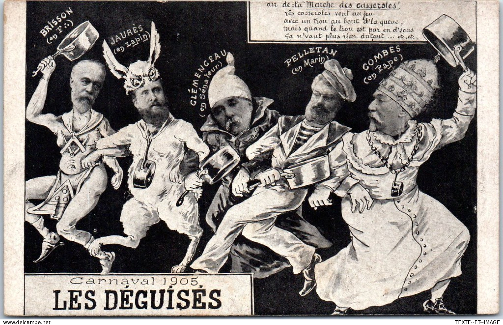 POLITIQUE - Carnaval 1905, Les Déguisés  - Non Classés