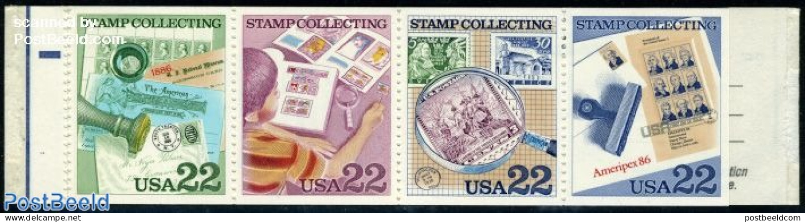 United States Of America 1986 Ameripex Booklet, Mint NH, Philately - Stamp Booklets - Stamps On Stamps - Ongebruikt