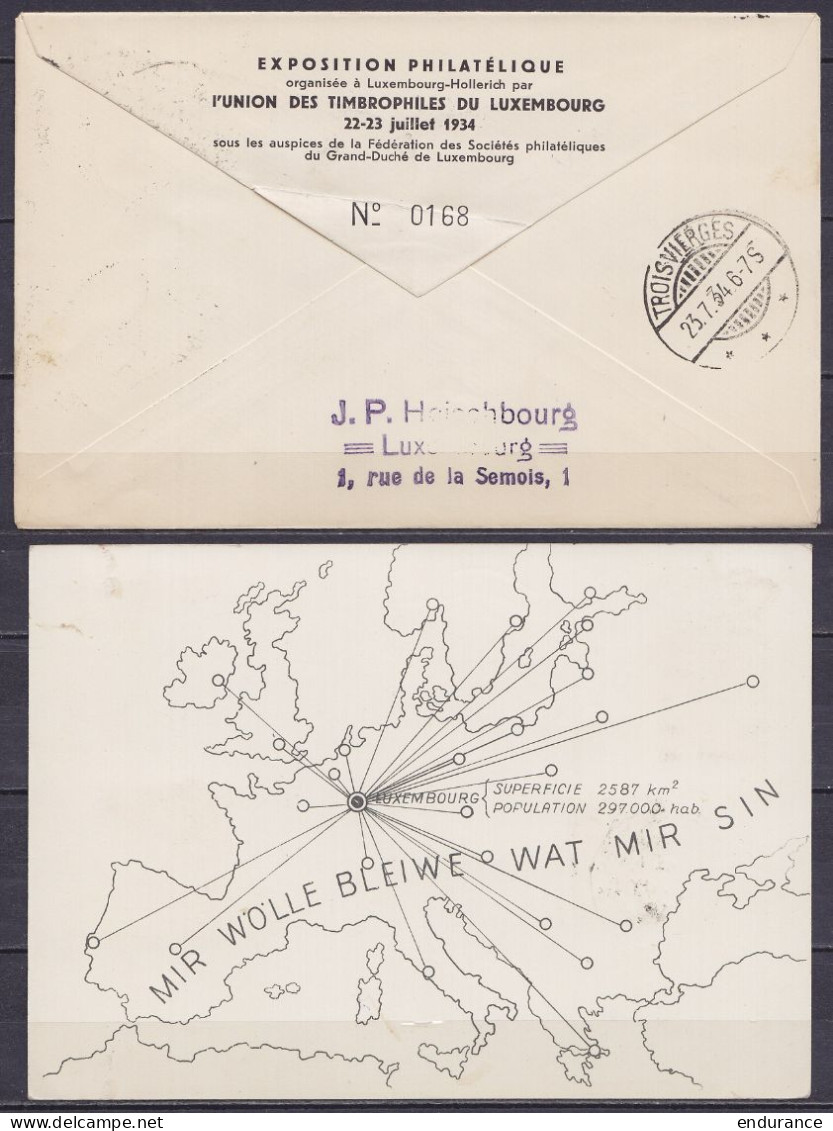 Luxembourg - Lot De 6 Documents Par Poste Aérienne De 1931 à 1937 - Voir Scans - Covers & Documents