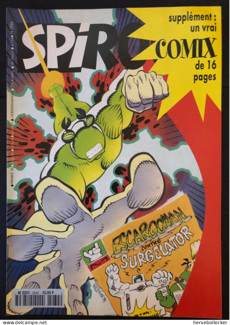 Spirou Hebdomadaire N° 2934 -1994 - Spirou Magazine