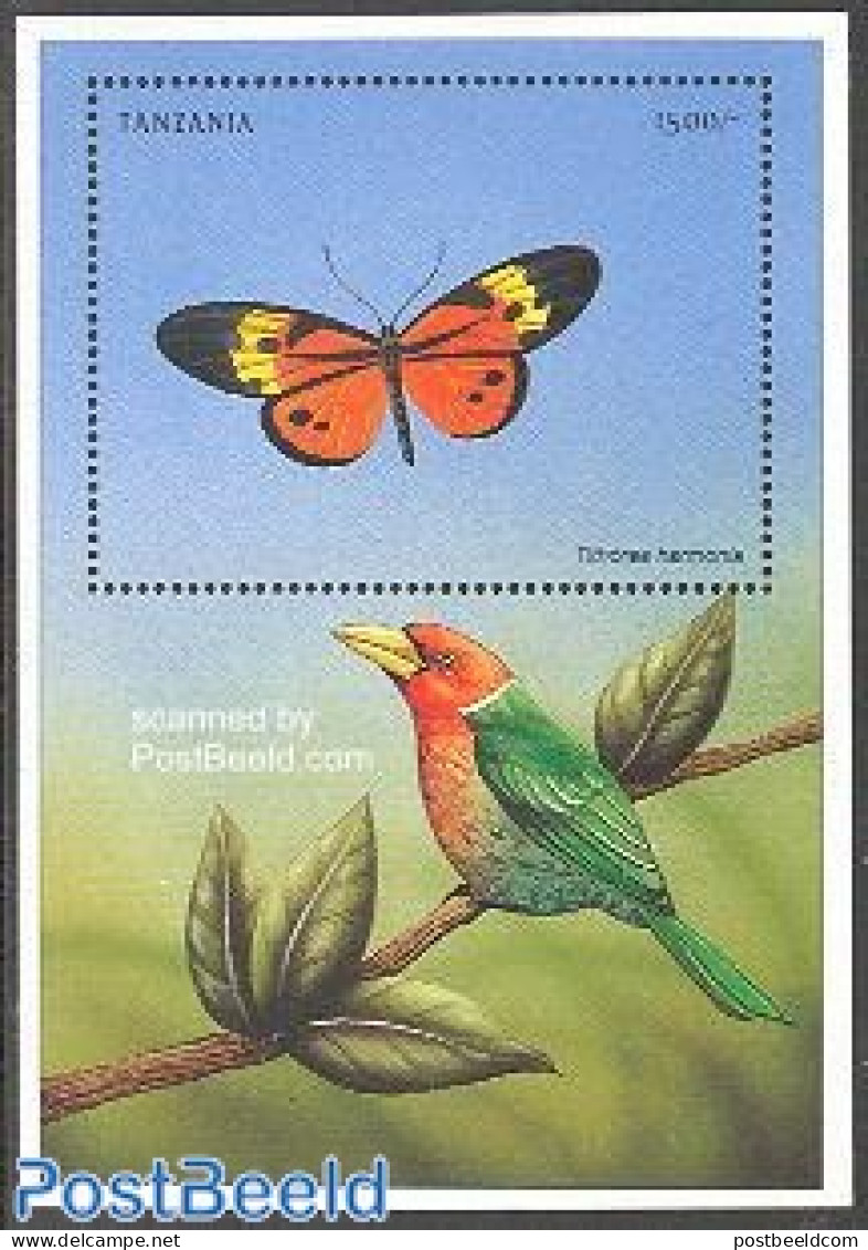 Tanzania 1999 Tithorea Harmonia S/s, Mint NH, Nature - Butterflies - Tansania (1964-...)