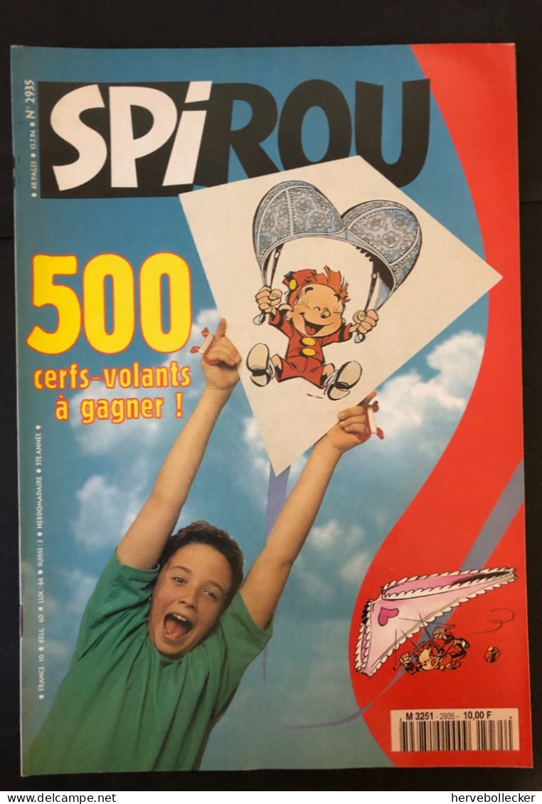 Spirou Hebdomadaire N° 2935 -1994 - Spirou Magazine
