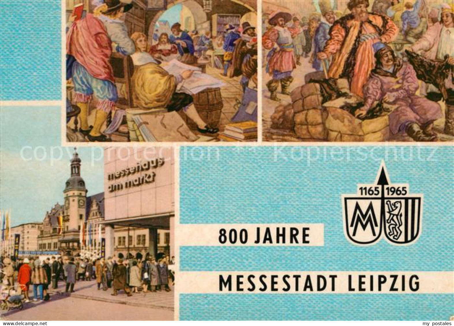 73243492 Leipzig 800 Jahre Messestadt Messehaus Am Markt Buchmesse Katalog Leipz - Leipzig