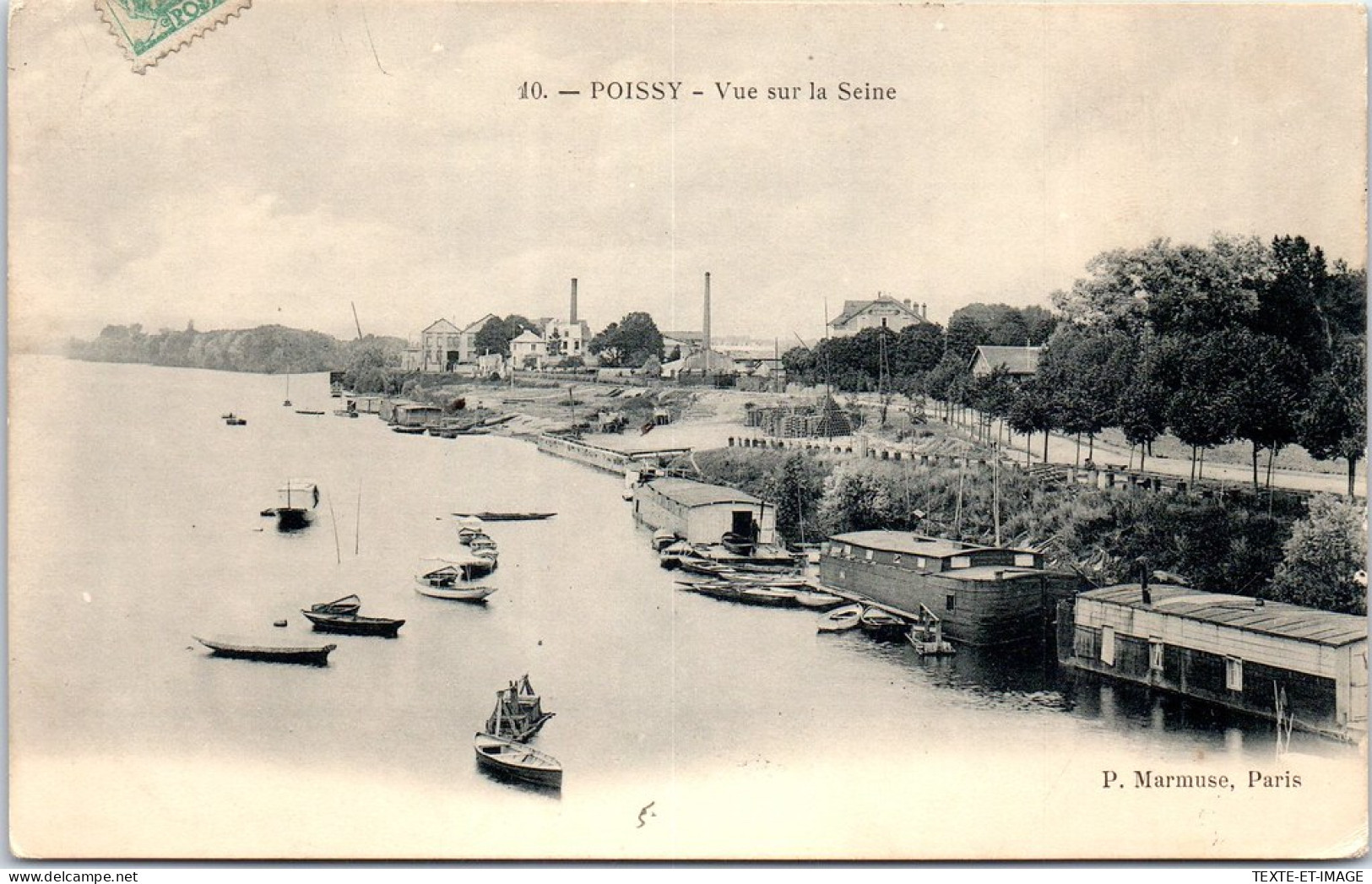 78 POISSY - Vue Sur La Seine -  - Poissy