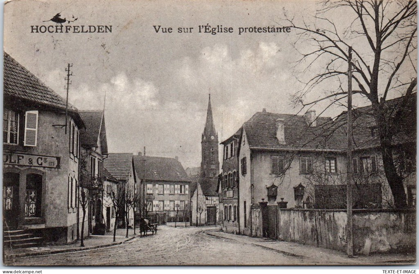 67 HOCHFELDEN - Vue Sur L'eglise Protestante. - Other & Unclassified