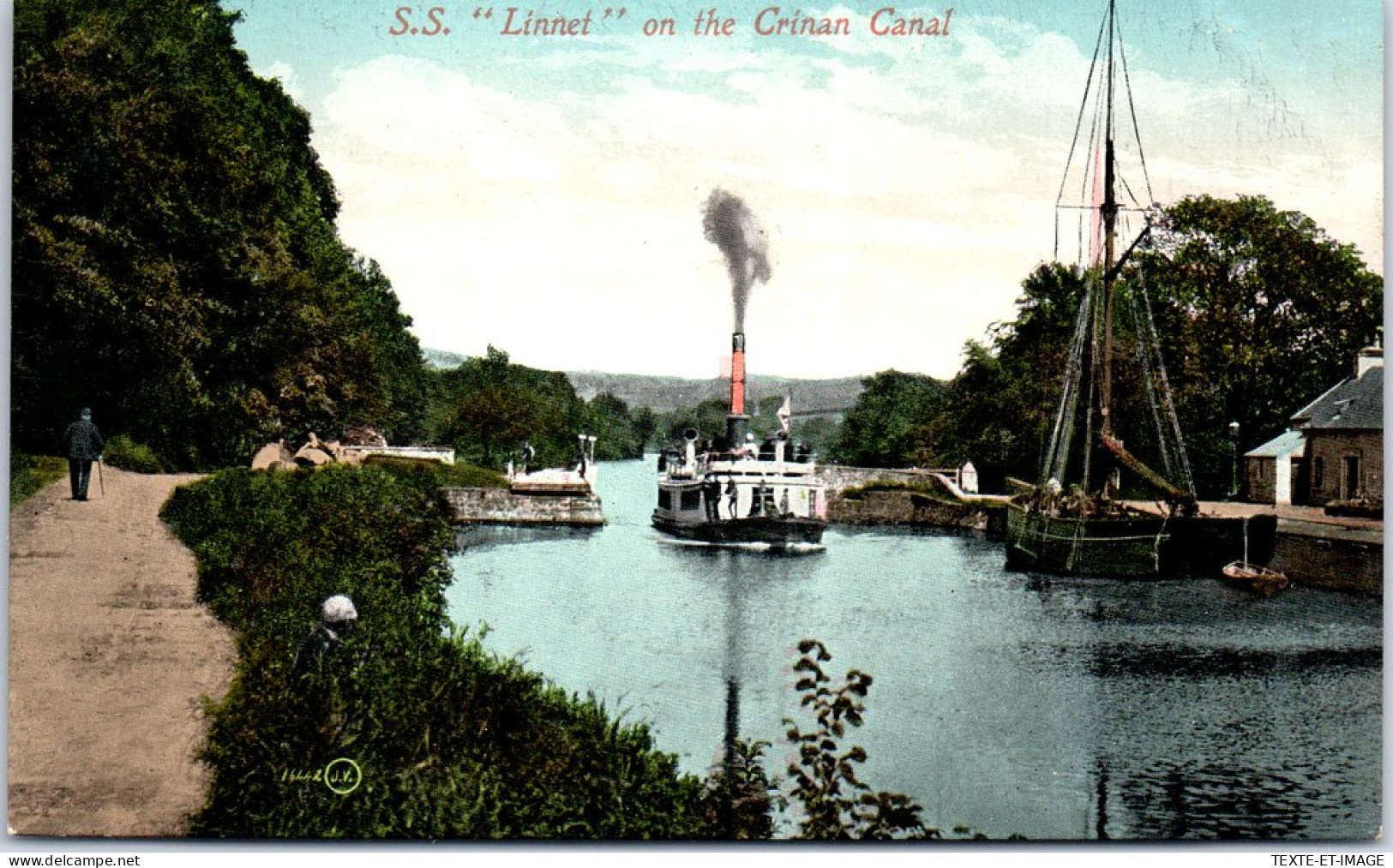 GRANDE BRETAGNE - ECOSSE - S-S Linnet On The Crinan Canal. - Autres & Non Classés