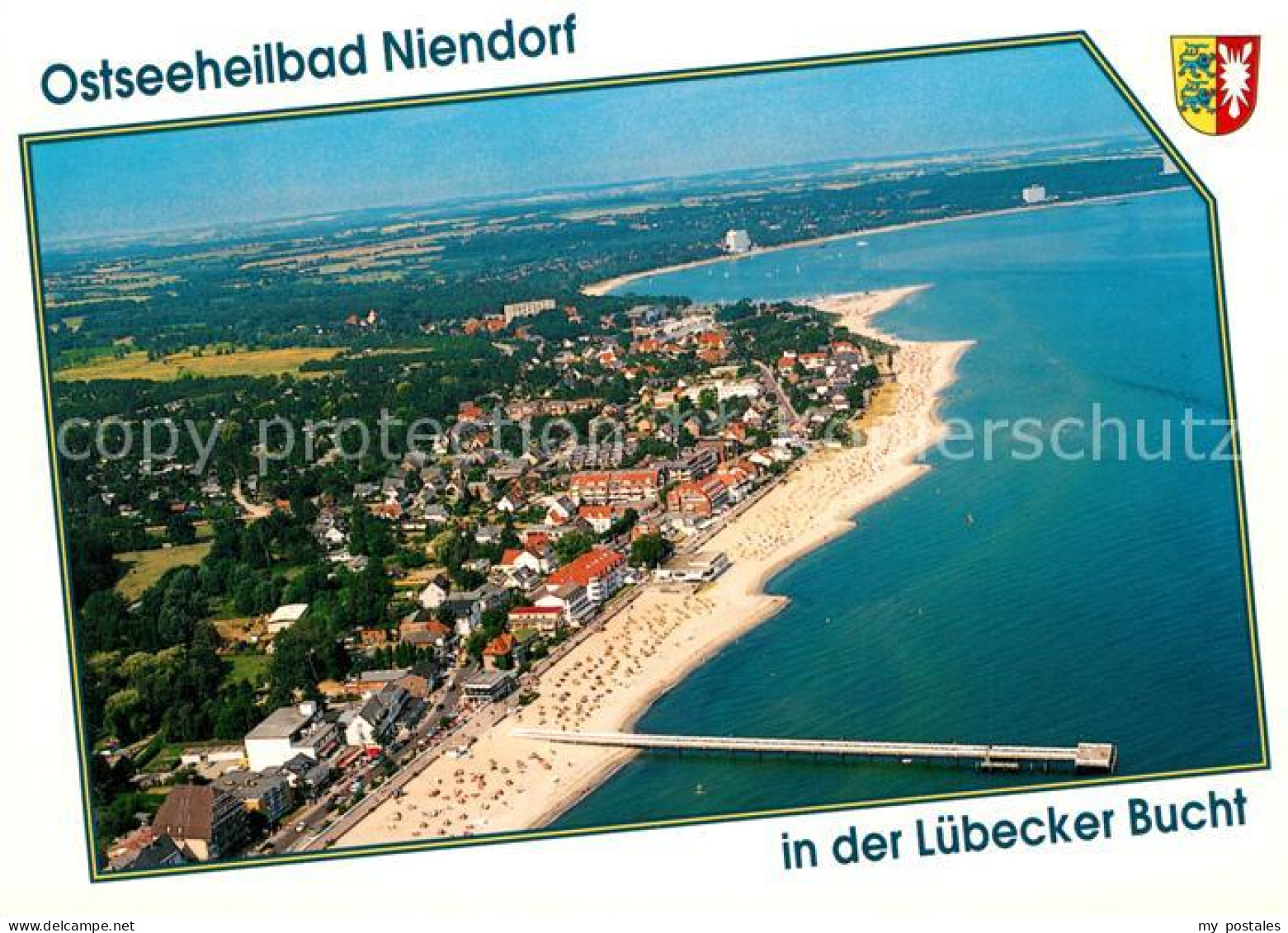 73243457 Niendorf Ostseebad Fliegeraufnahme Luebecker Bucht Niendorf Ostseebad - Timmendorfer Strand