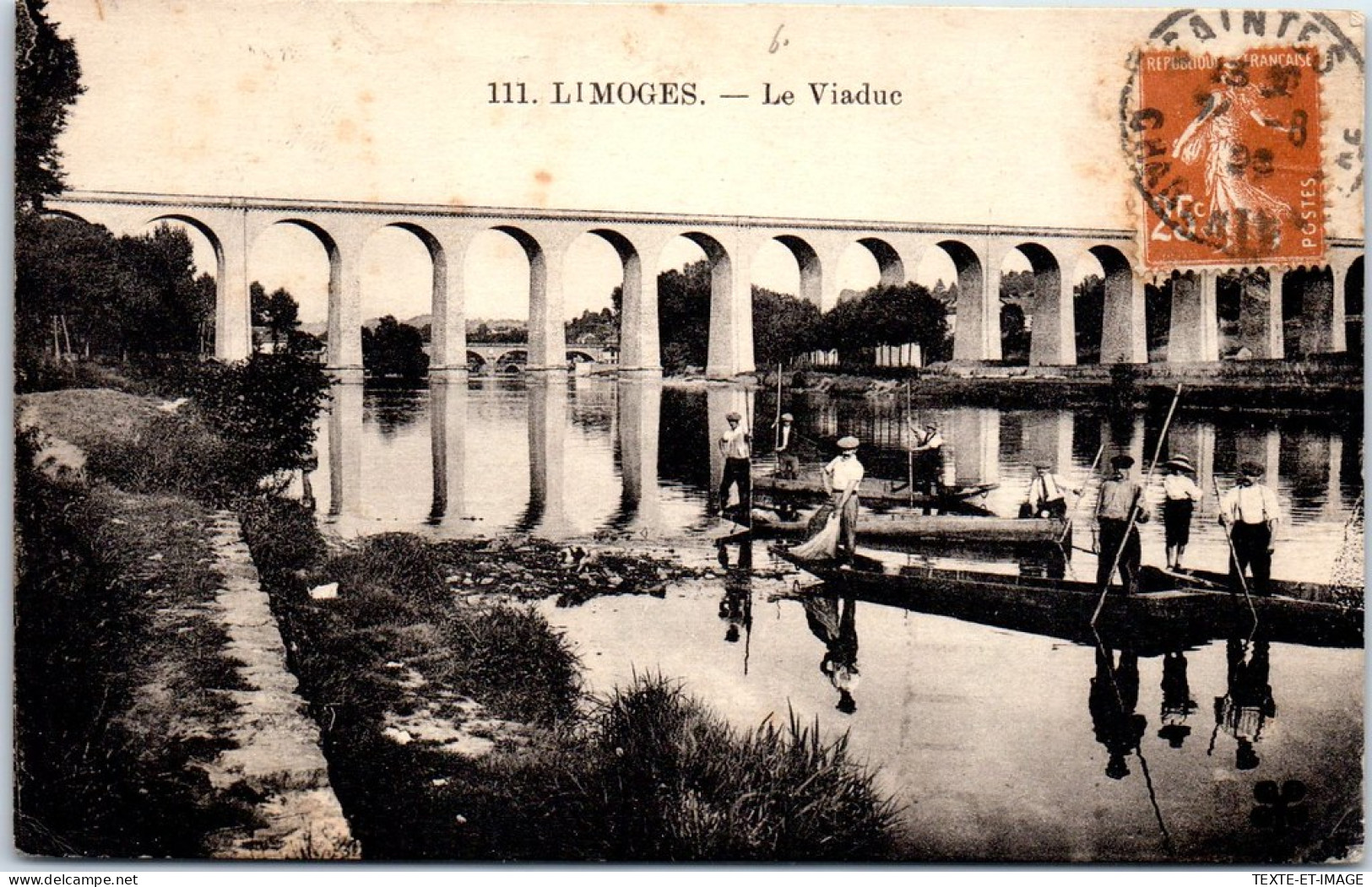 87 LIMOGES - La Peche Au Pied Du Viaduc. - Limoges