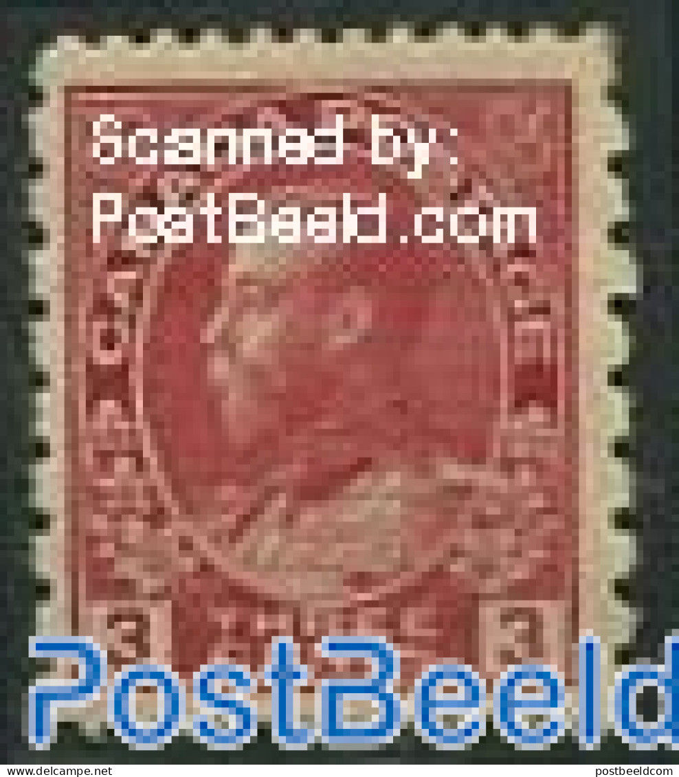 Canada 1922 3c, Perf. 12:8, Stamp Out Of Set, Mint NH - Nuevos