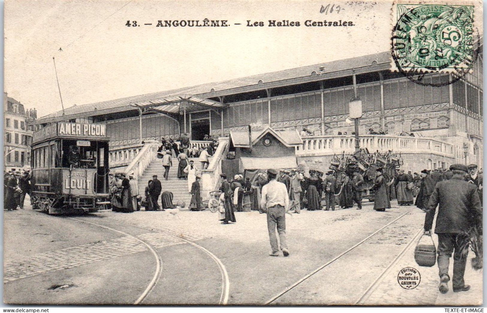 16 ANGOULEME - Les Halles Centrales (tramways) - Angouleme