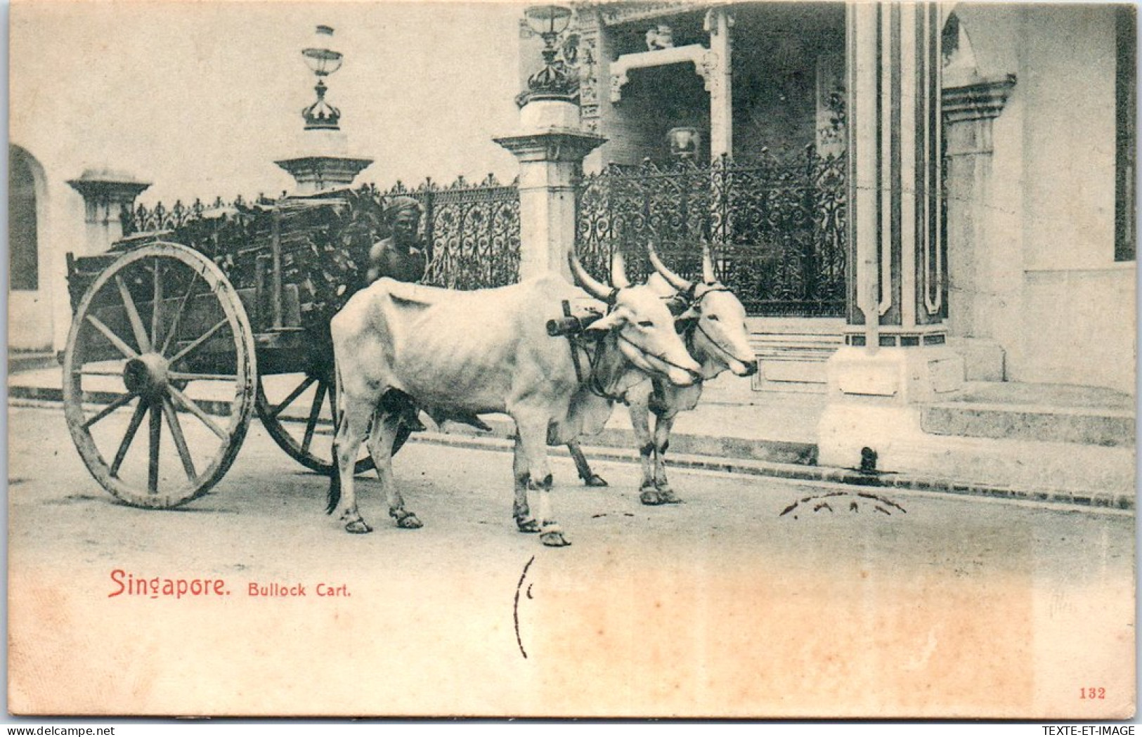 SINGAPORE - Bullock Cart. - Singapore