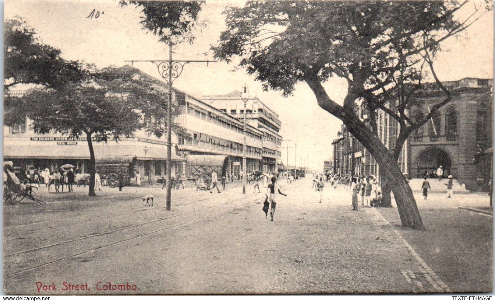CEYLAN - COLOMBO - York Street  - Sri Lanka (Ceylon)