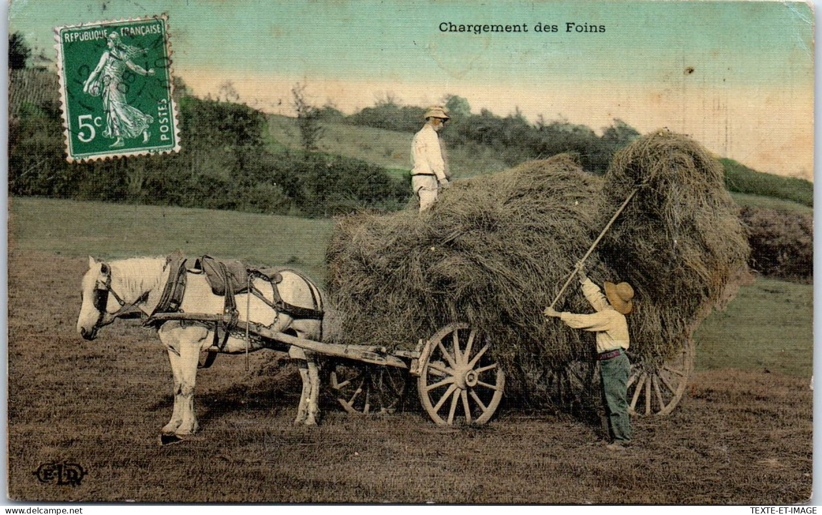 AGRICULTURE - Chargement Des Foins  - Other & Unclassified