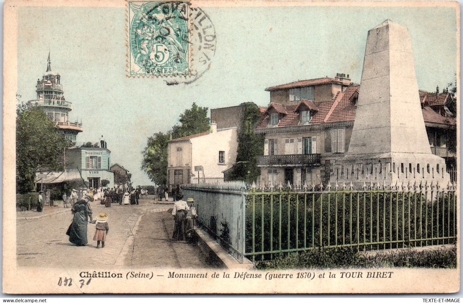 92 CHATILLON SUR SEINE - Monument De La Defense & Tour Biret - Châtillon
