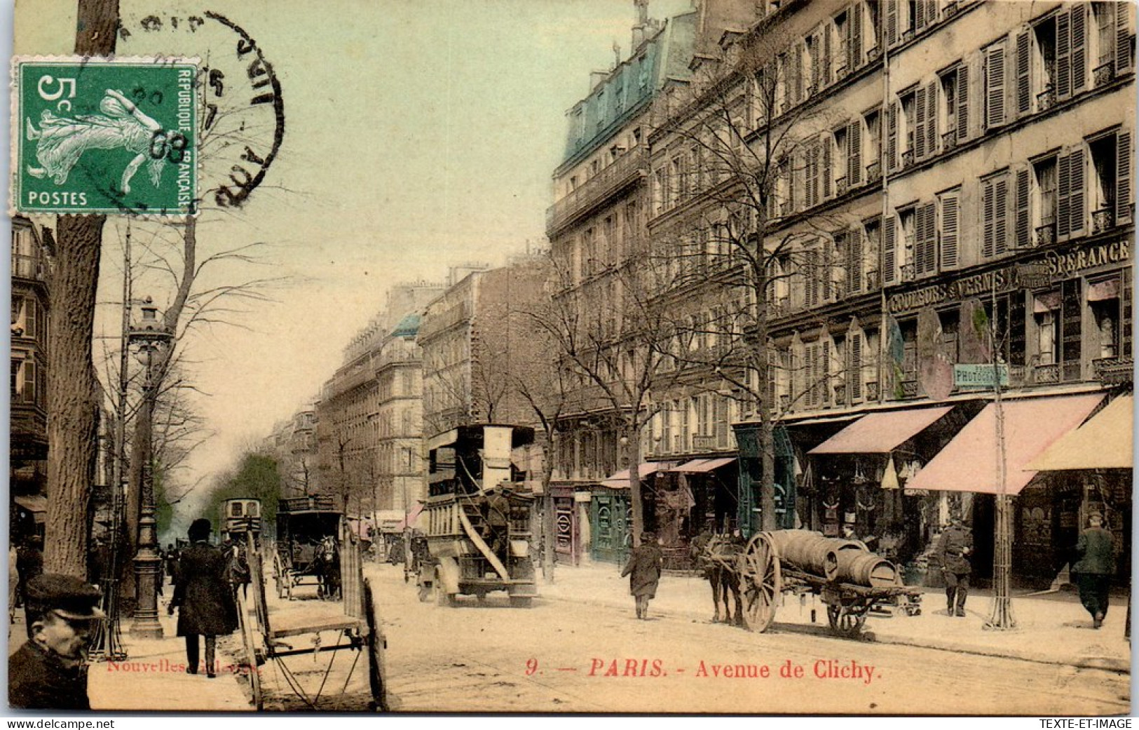 75017 PARIS - L'avenue De Clichy  - Arrondissement: 17