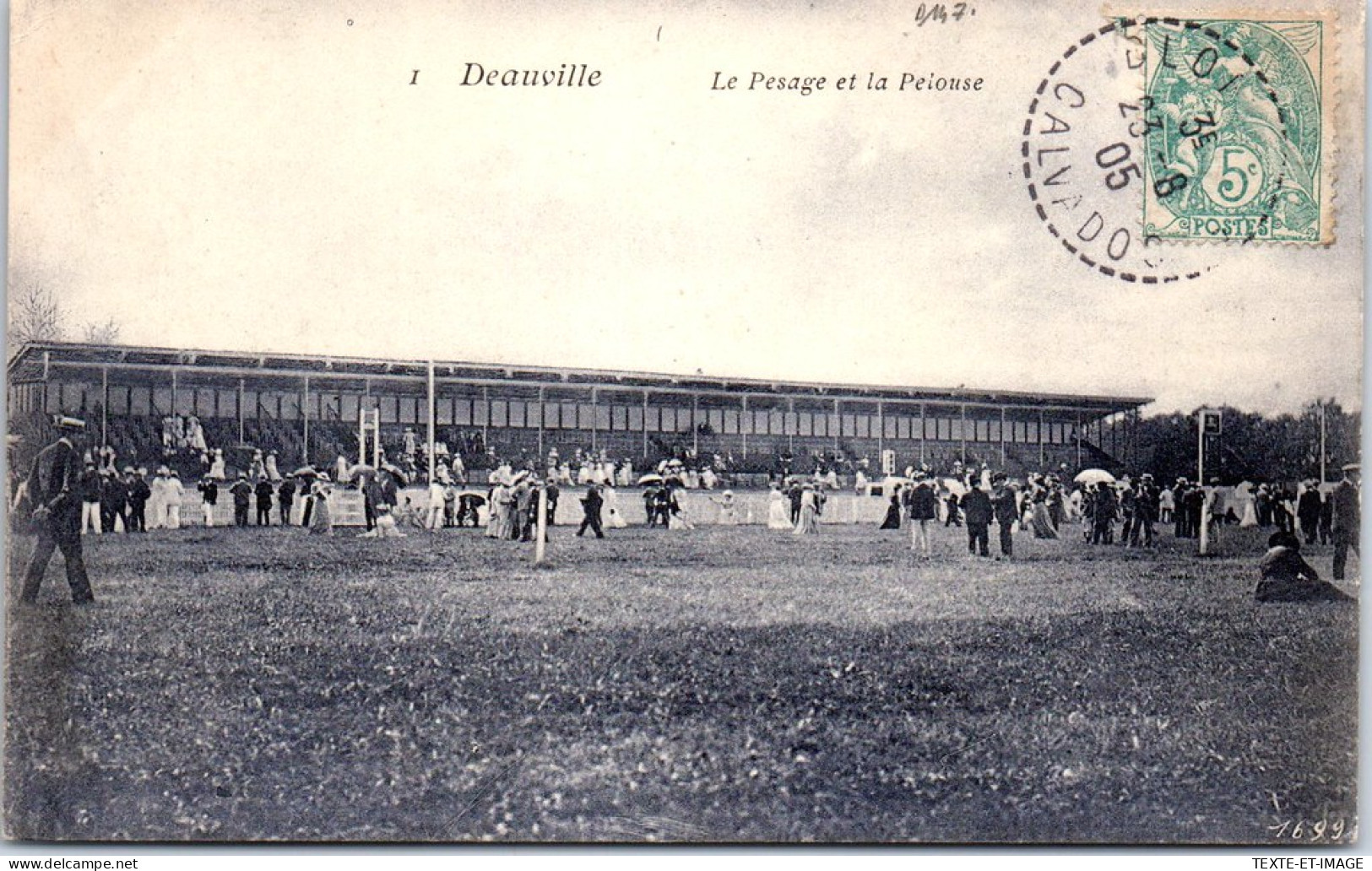 14 DEAUVILLE - Le Pesage Et La Pelouse. - Deauville