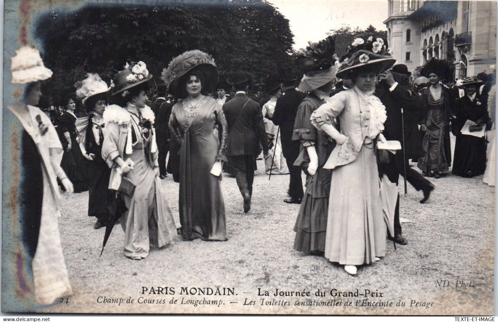 75016 PARIS MONDAIN - A Longchamps, Elegantes Au Pesage  - Paris (16)