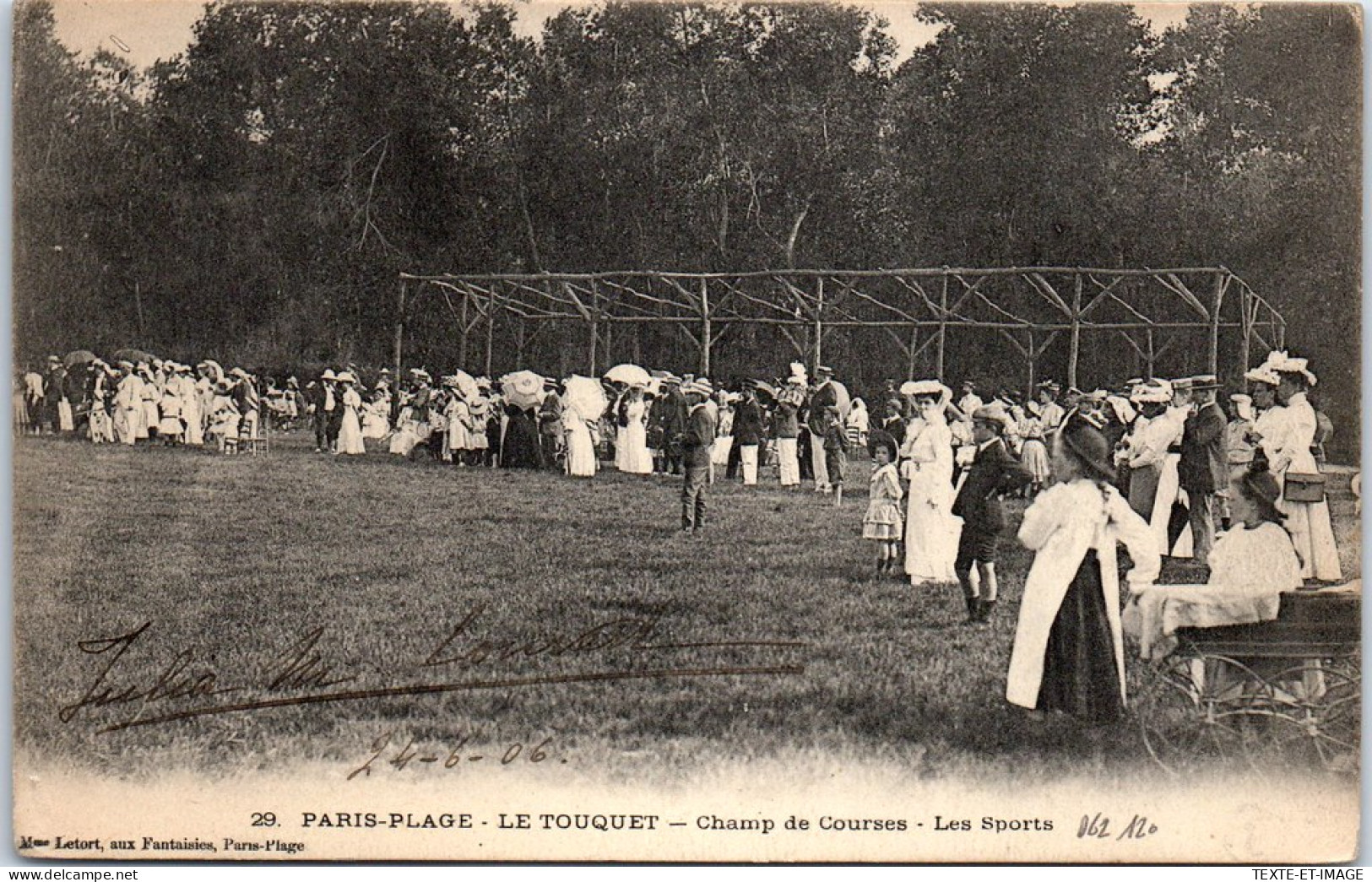 62 LE TOUQUET PARIS PLAGE - Champs De Courses, Les Sports  - Le Touquet