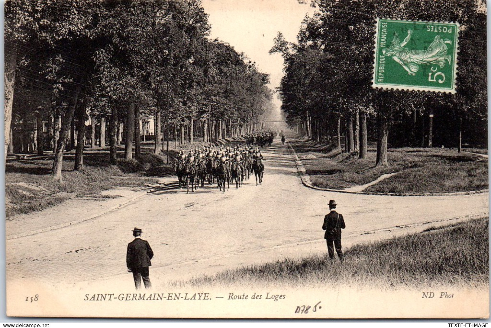 78 SAINT GERMAIN EN LAYE - Route Des Loges - Passage De Cavaliers  - St. Germain En Laye