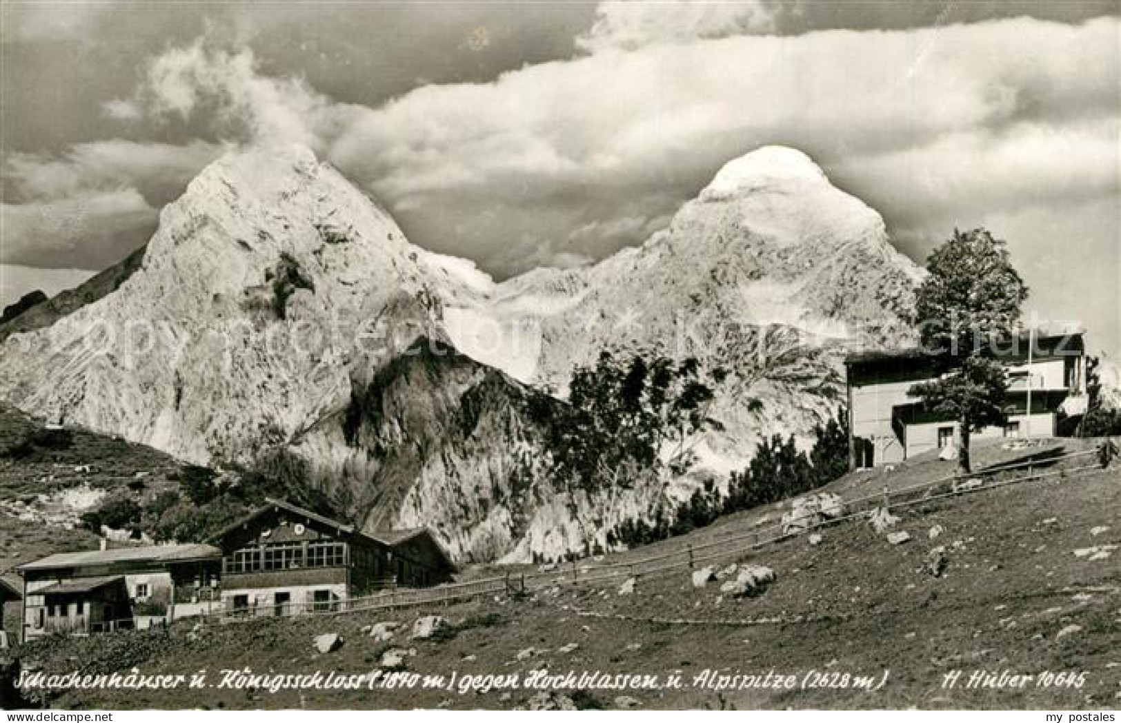 73243349 Garmisch-Partenkirchen Schachenhaeuser Und Koenigsschloss Garmisch-Part - Garmisch-Partenkirchen