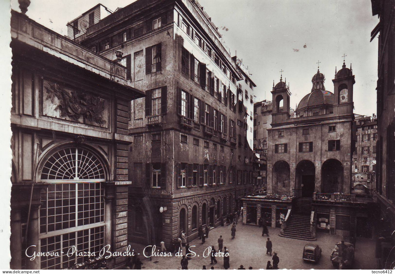 Genova - Piazza Banchi - Chiesa Di S.pietro - Viaggiata - Genova (Genoa)