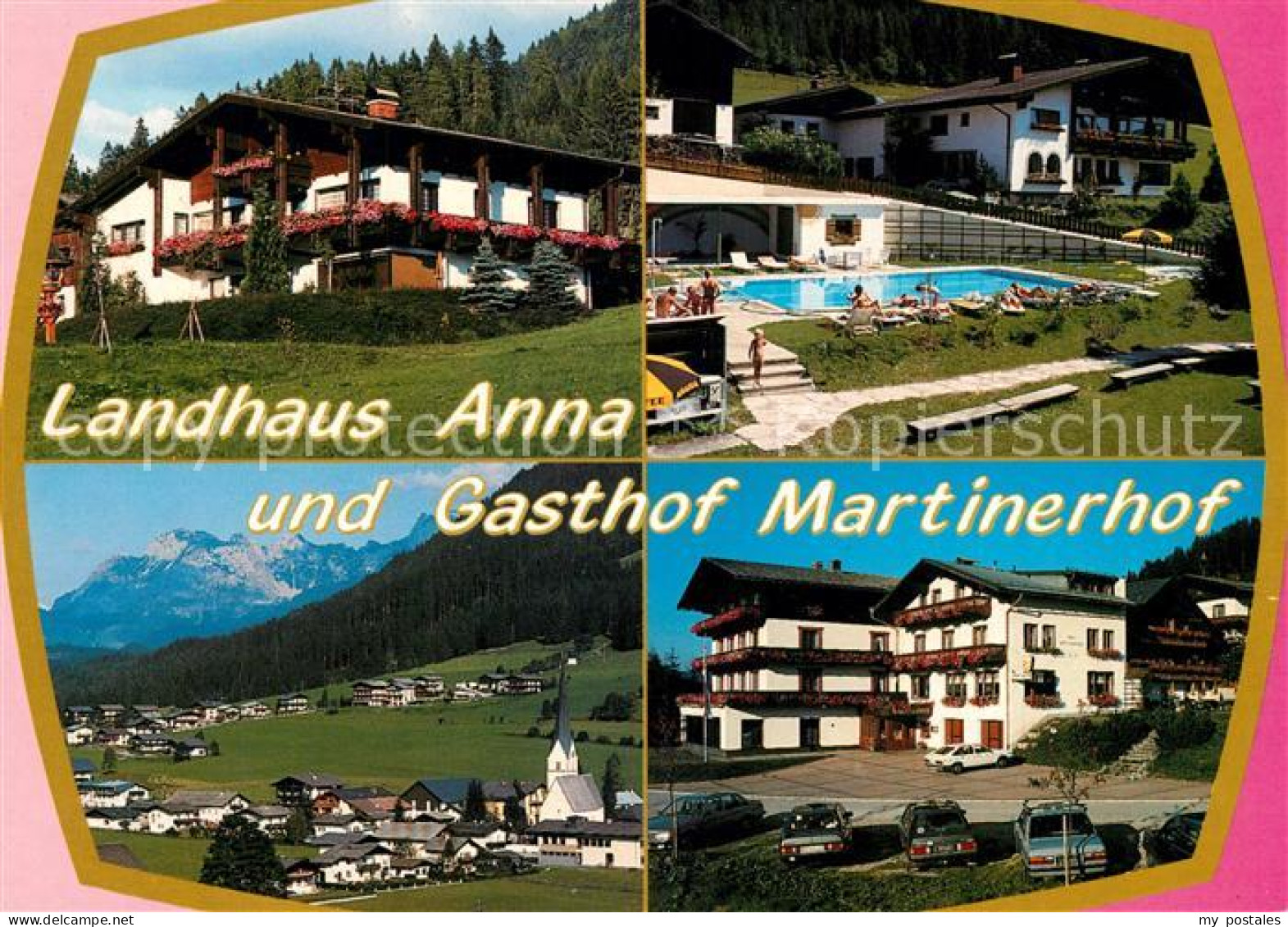 73243180 St Martin Tennengebirge Panorama Lammertal Gasthof Martinerhof Landhaus - Sonstige & Ohne Zuordnung