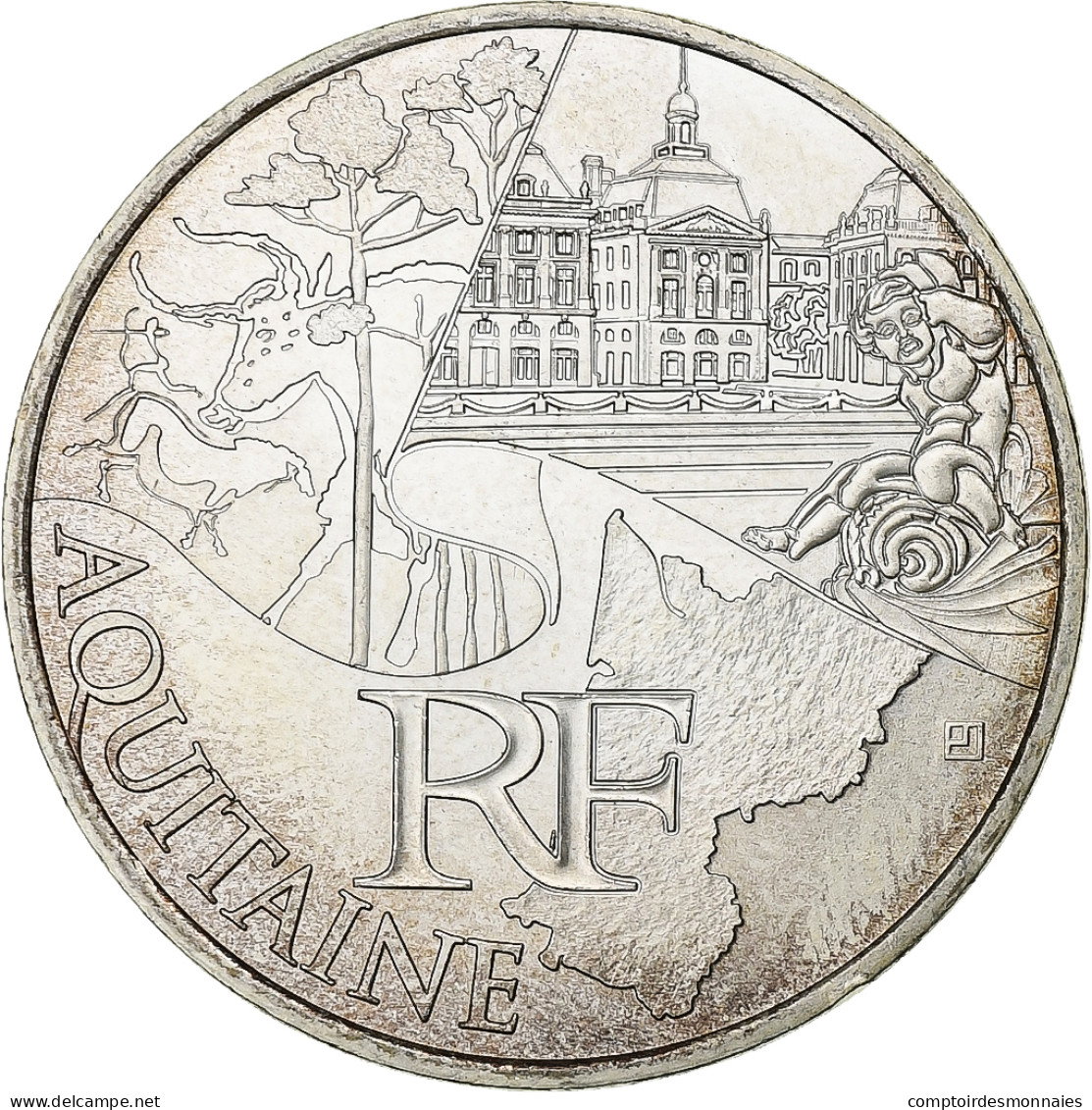 France, 10 Euro, 2011, Paris, Argent, SUP+, KM:1727 - France