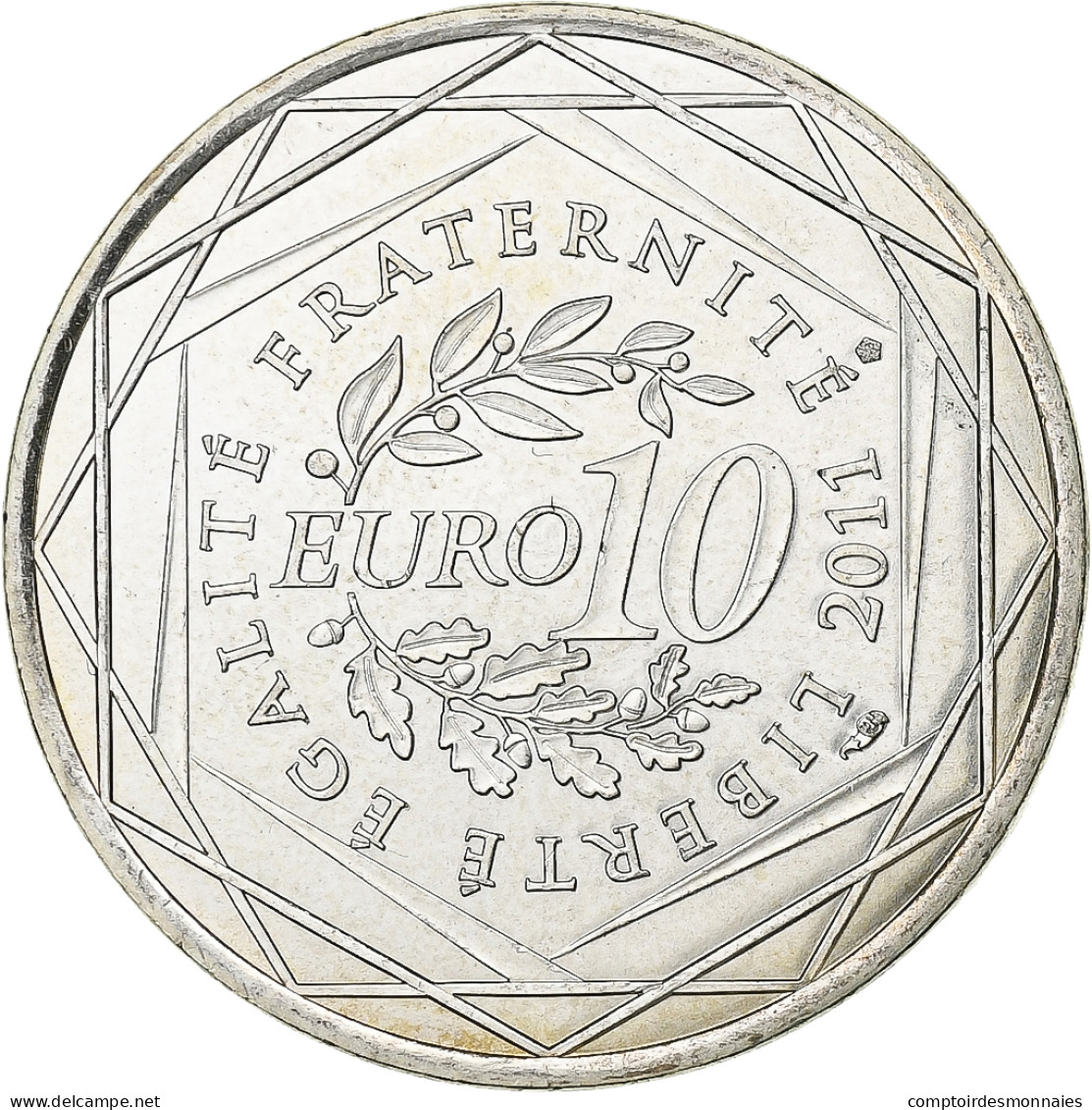 France, 10 Euro, 2011, Paris, Argent, SUP+, KM:1727 - Frankreich