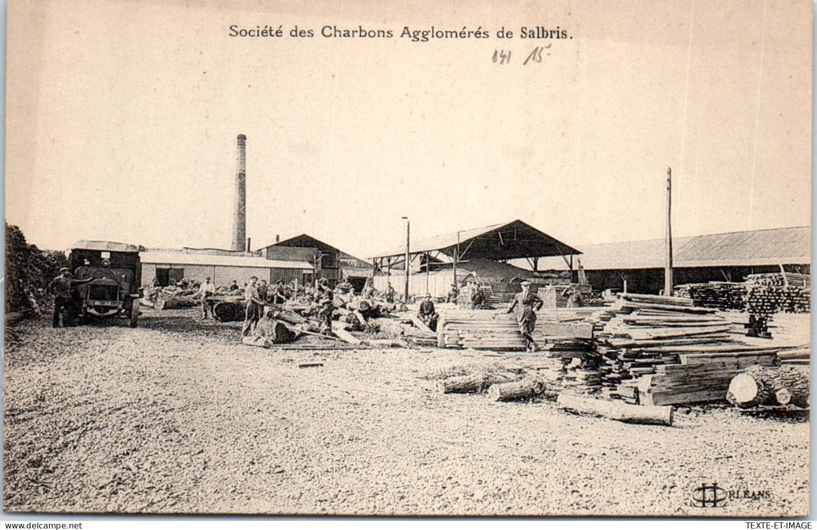 41 SALBRIS - La Societe Des Charbons Agglomeres. - Salbris
