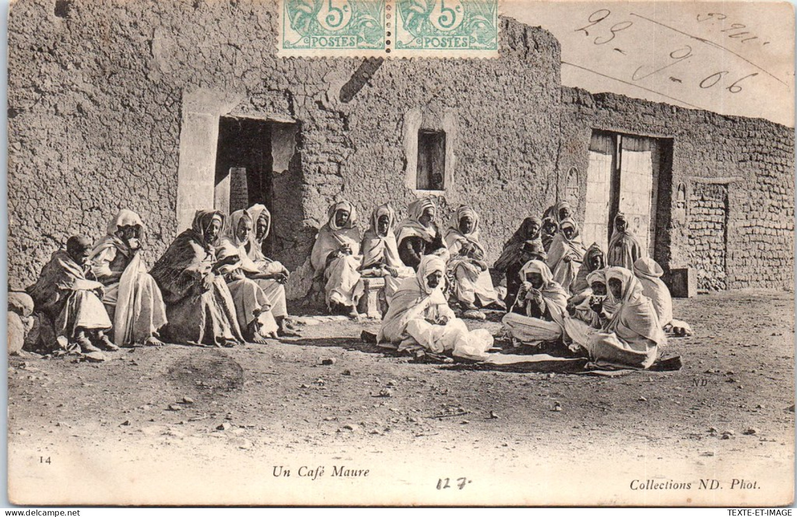 ALGERIE - Type De Cafe Maure. - Scenes