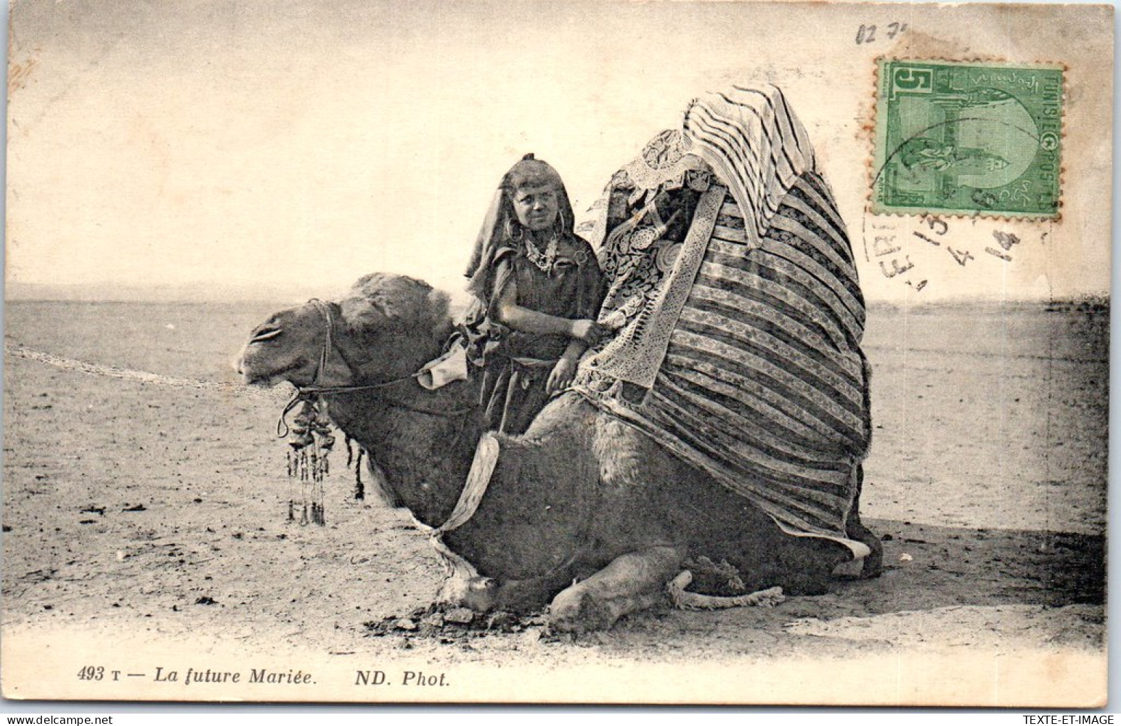 ALGERIE - Scenes Et Type - La Future Mariee. - Scènes & Types