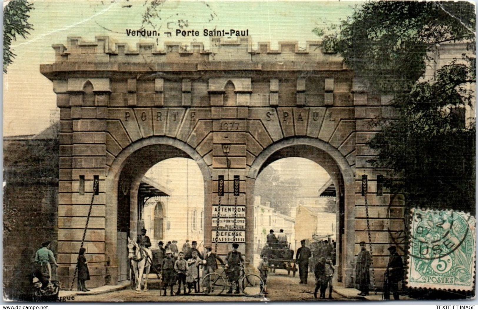 55 VERDUN - Vue De La Porte Saint Paul. - Verdun