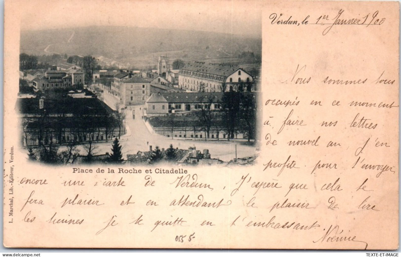 55 VERDUN - Place De La Roche & Citadelle  - Verdun