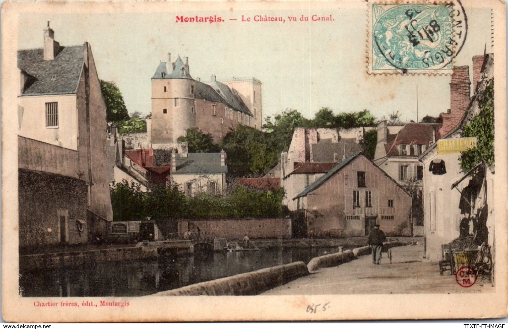 45 MONTARGIS - Le Chateau, Vu Du Canal. - Montargis