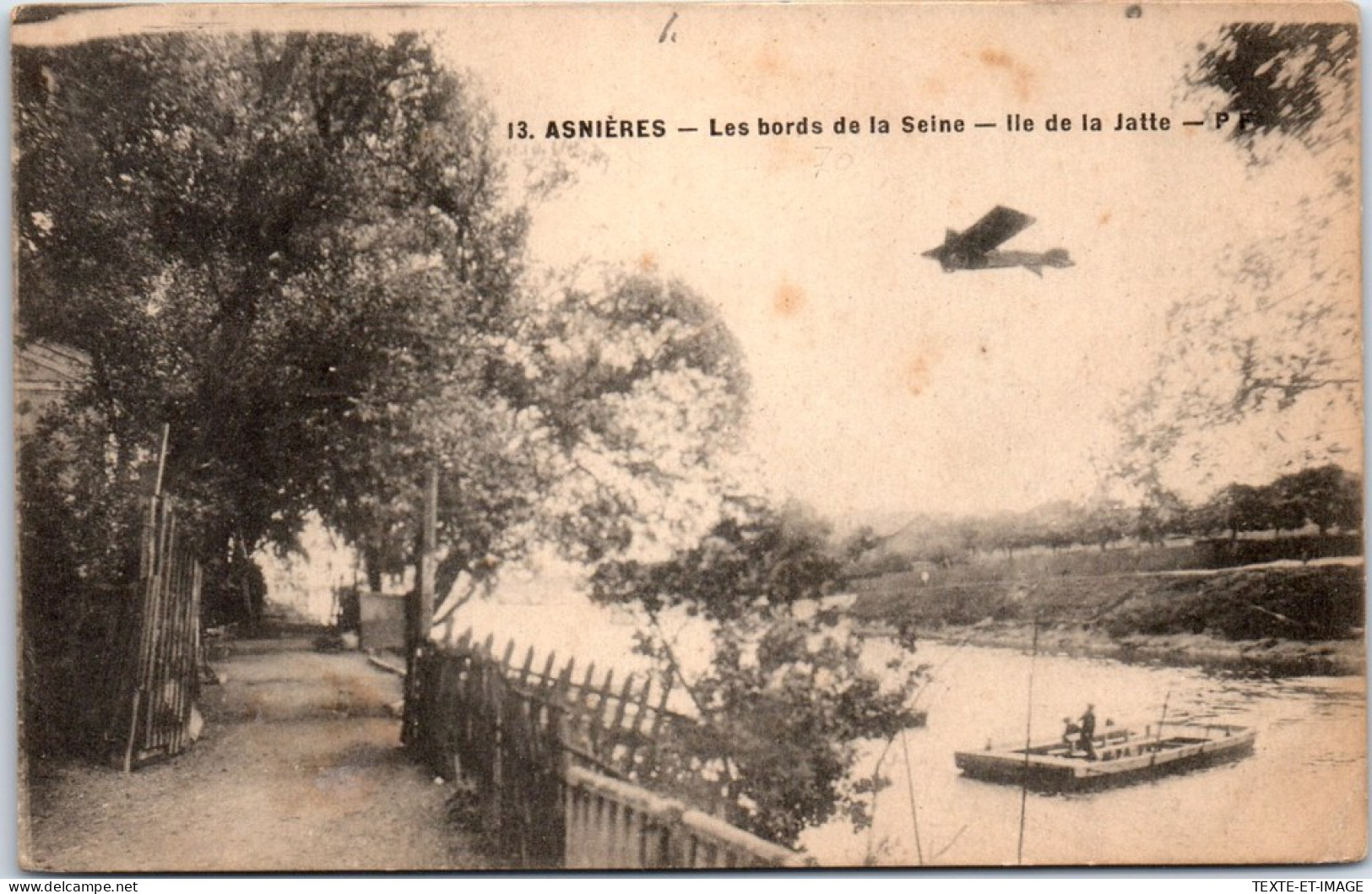 92 ASNIERES -- Les Bords De Seine, Ile De La Jatte -  - Asnieres Sur Seine