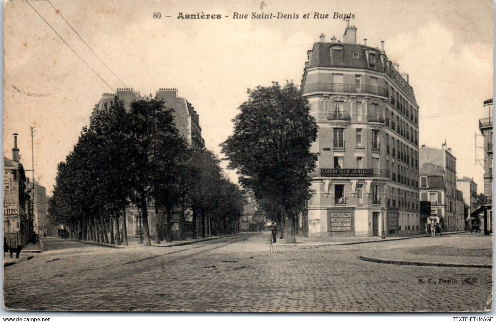 92 ASNIERES -- Angles Rues Saint Denis Et Bapts  - Asnieres Sur Seine