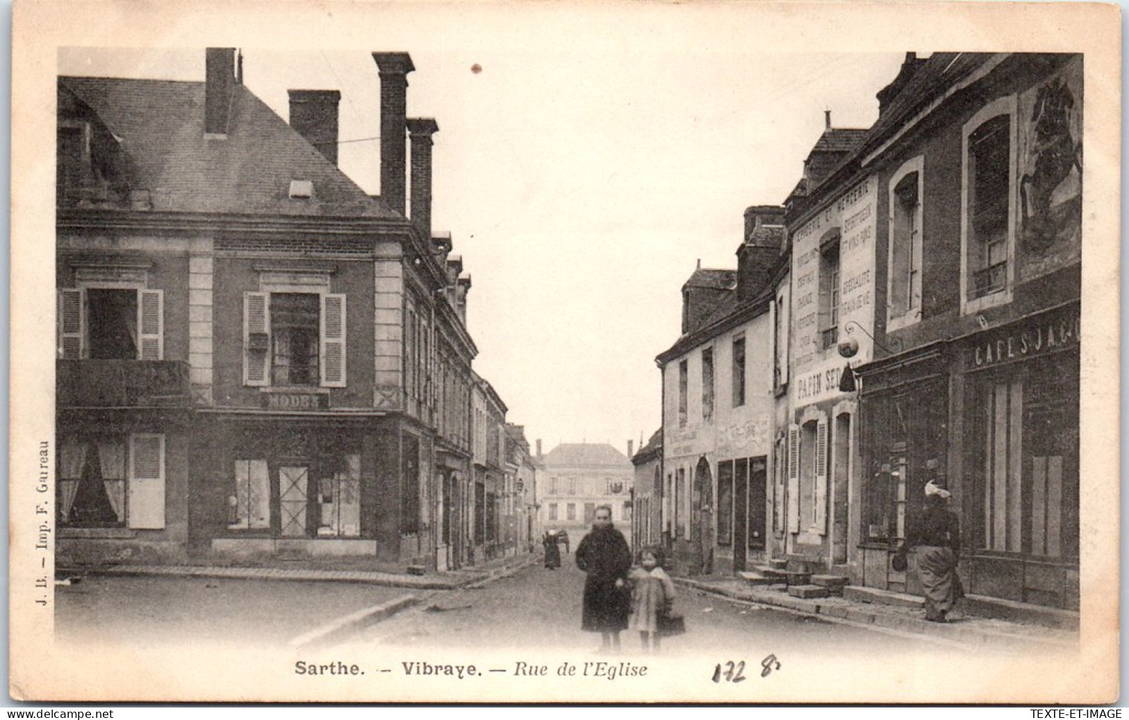72 VIBRAYE - Rue De L'eglise. - Vibraye
