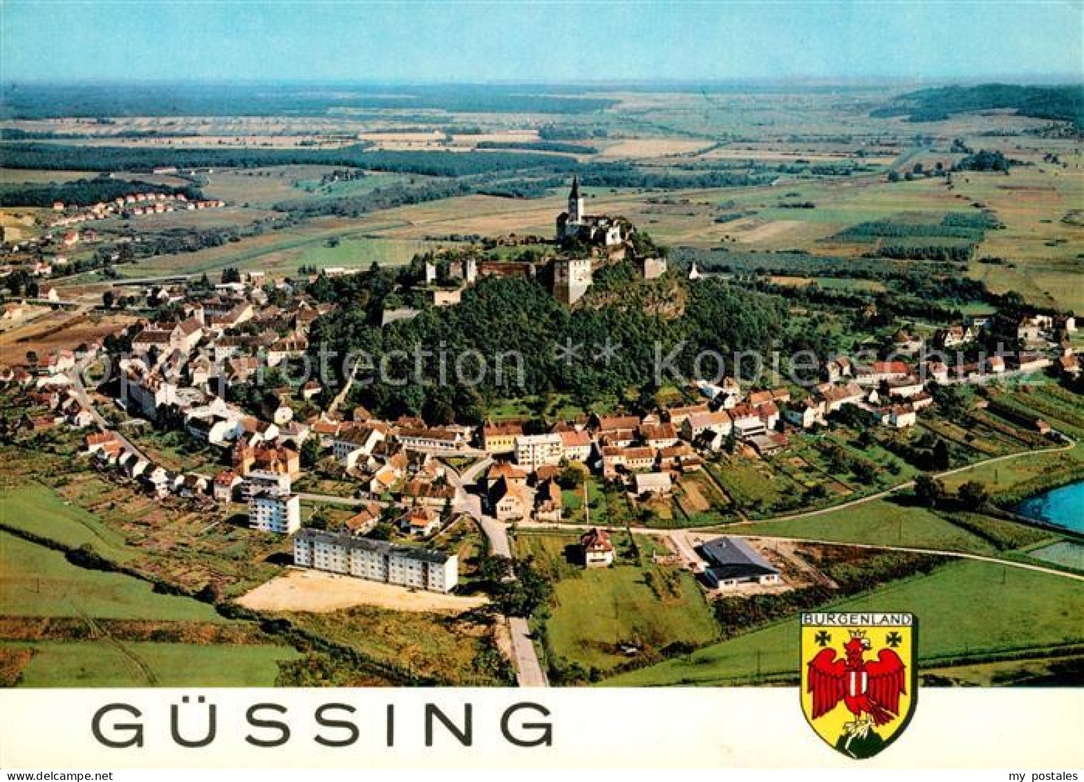 73243161 Guessing Mit Burg Fliegeraufnahme Guessing - Andere & Zonder Classificatie