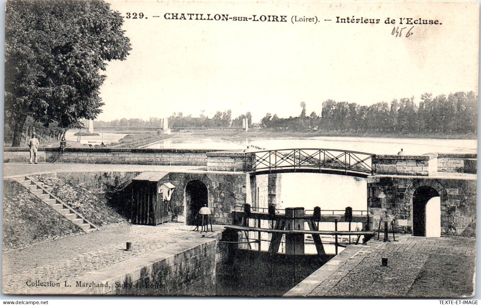 45 CHATILLON SUR LOIRE - L'interieur De L'ecluse. - Chatillon Sur Loire