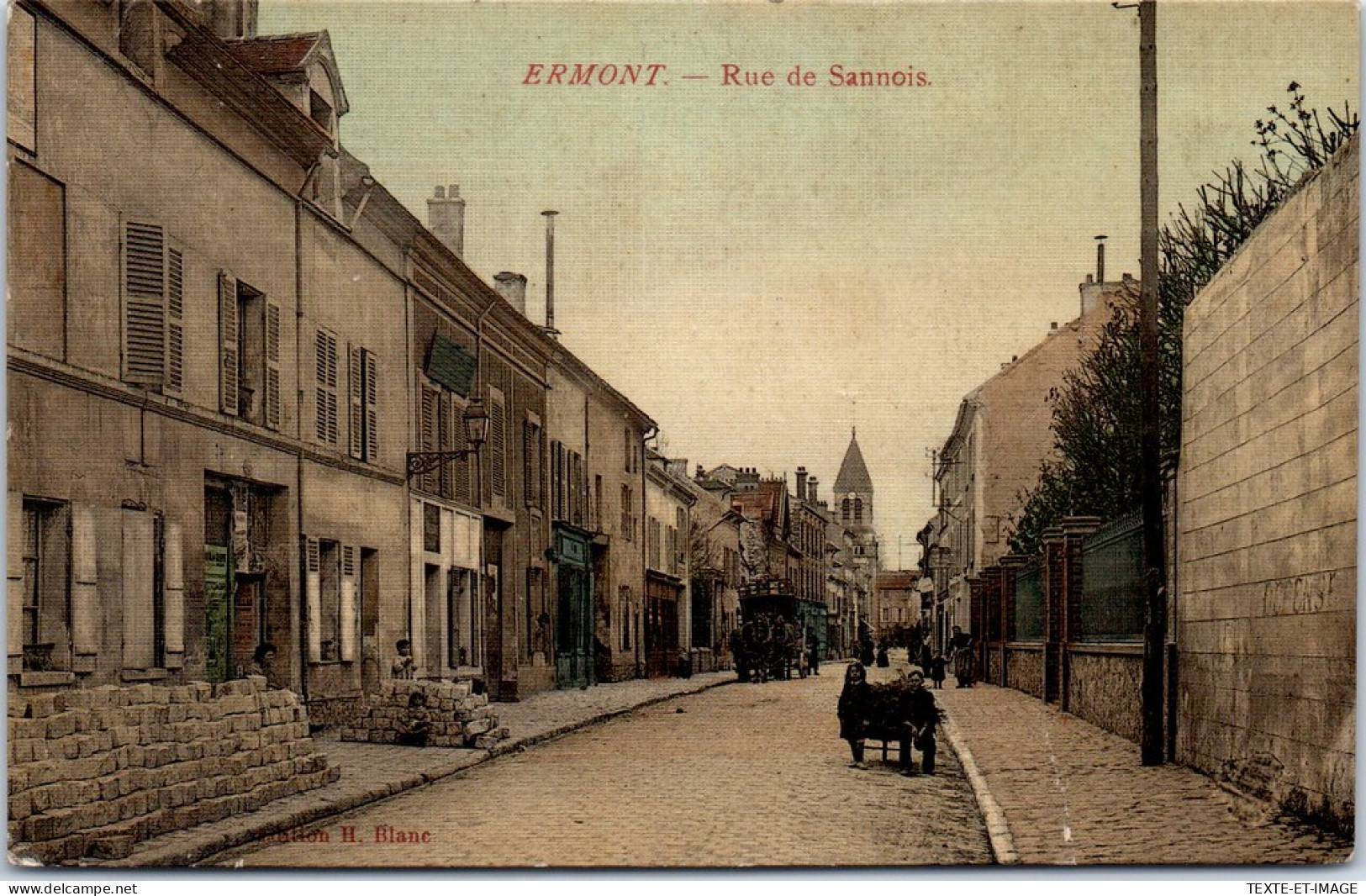 95 ERMONT - La Rue De Sannois. - Ermont-Eaubonne