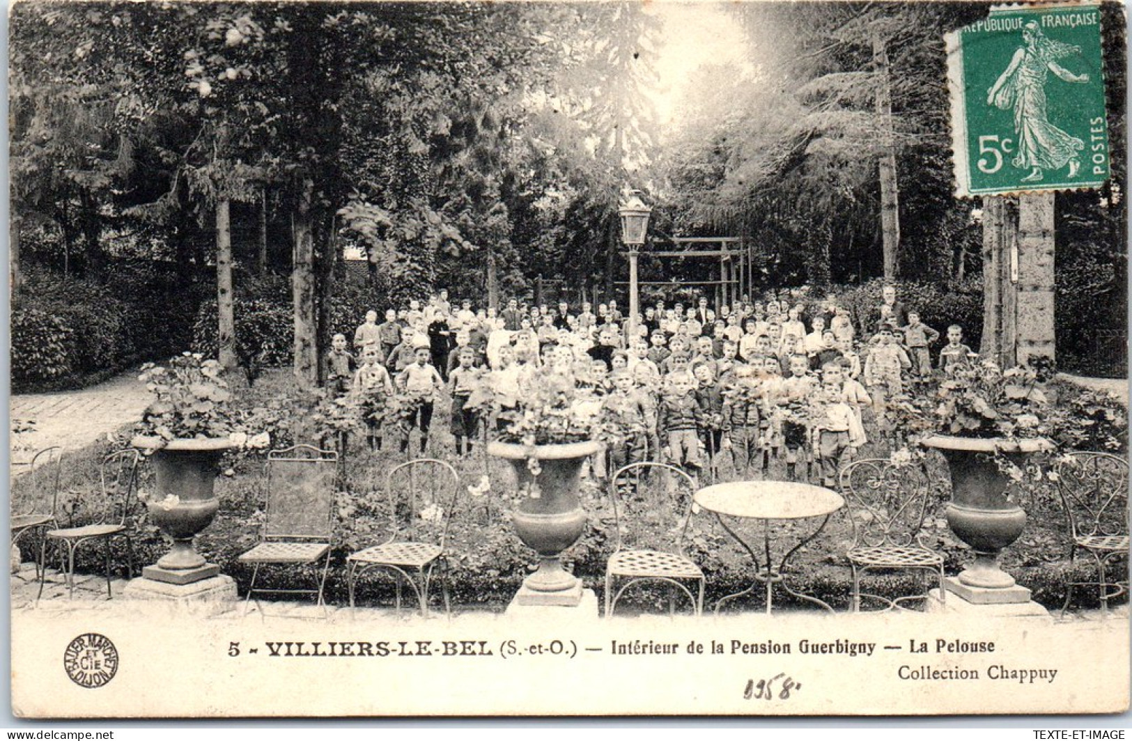 95 VILLIERS LE BEL - Interieur De La Pension Guerbigny. - Villiers Le Bel