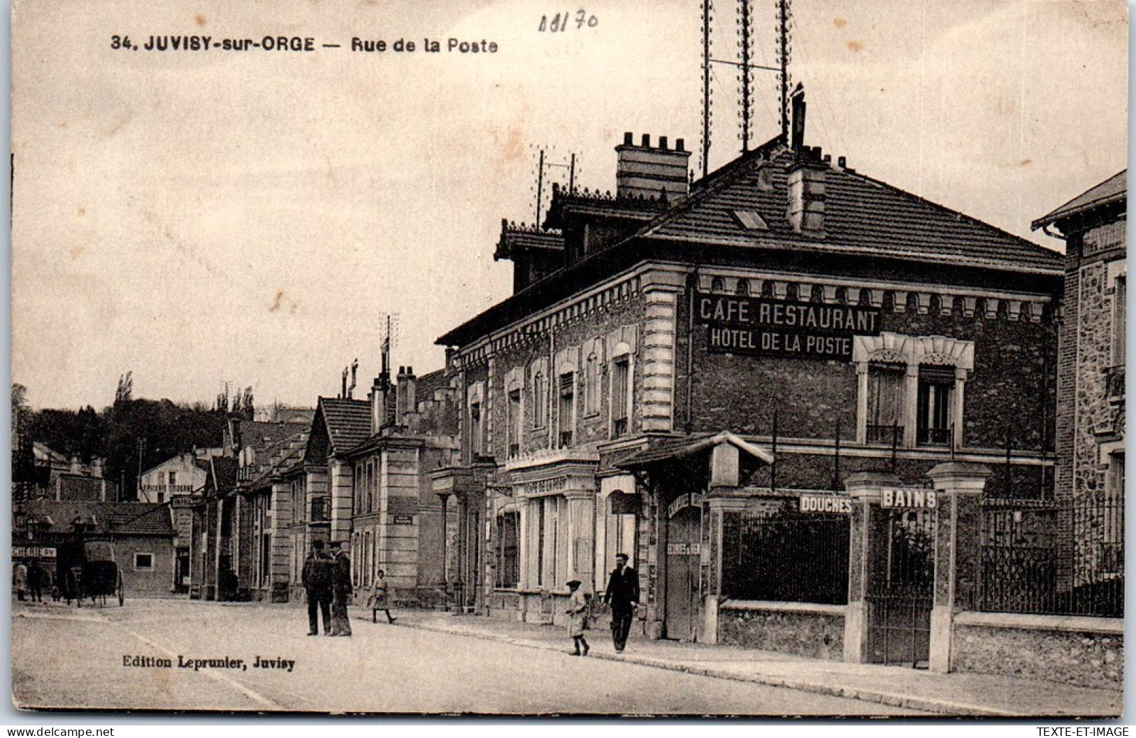 91 JUVIZY SUR ORGE - La Rue De La Poste. - Juvisy-sur-Orge