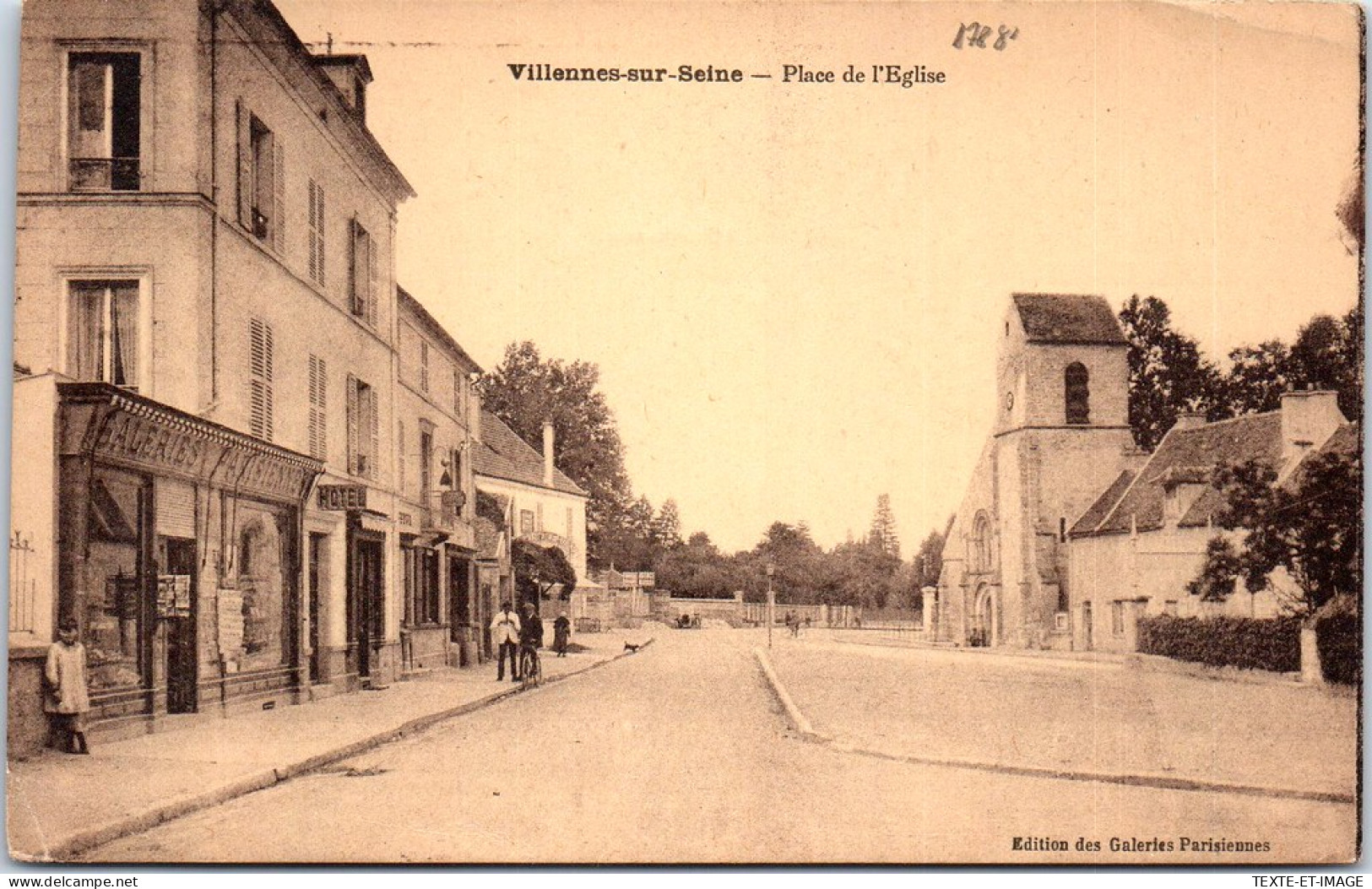 78 VILLENNES SUR SEINE - La Place De L'eglise. - Villennes-sur-Seine