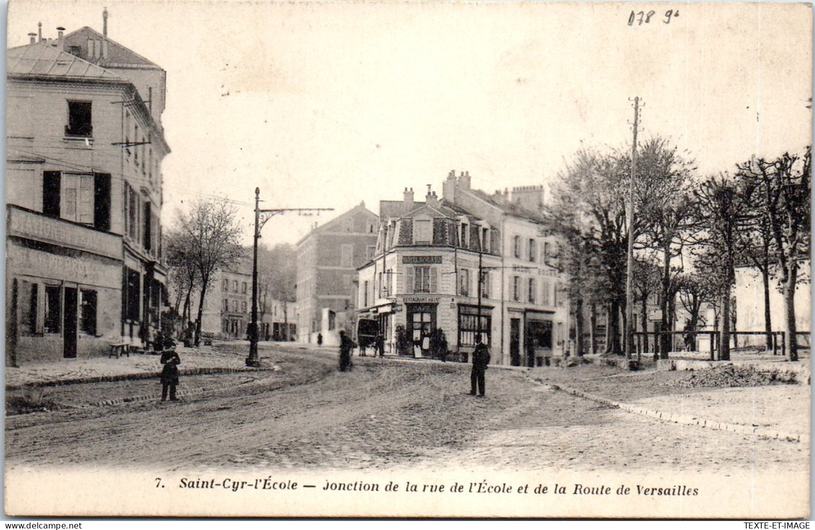 78 SAINT CYR L'ECOLE - Jonction Rue De L'ecole Et De Versailles. - St. Cyr L'Ecole