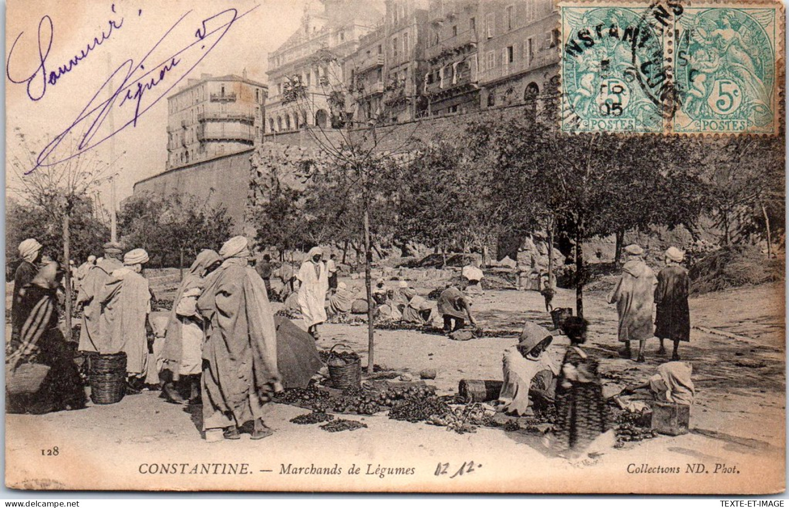 ALGERIE - CONSTANTINE - Un Coin Du Marche Aux Legumes - Konstantinopel
