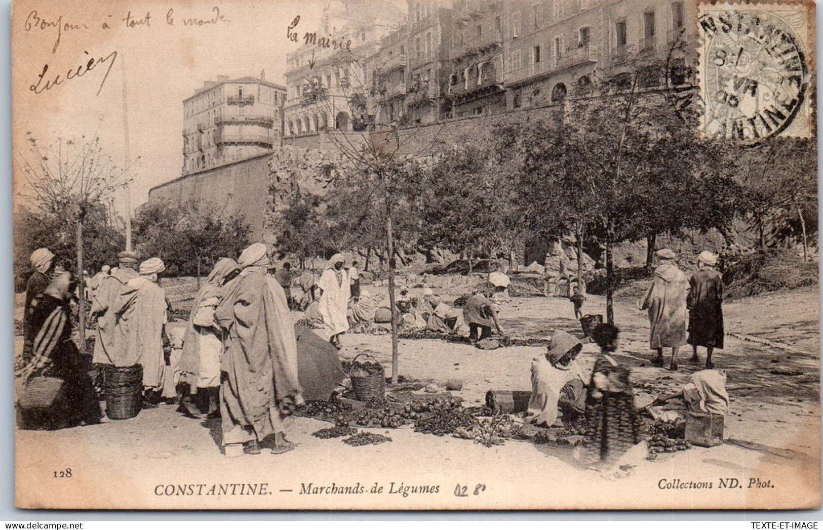 ALGERIE - CONSTANTINE - Les Marchands De Legumes  - Konstantinopel