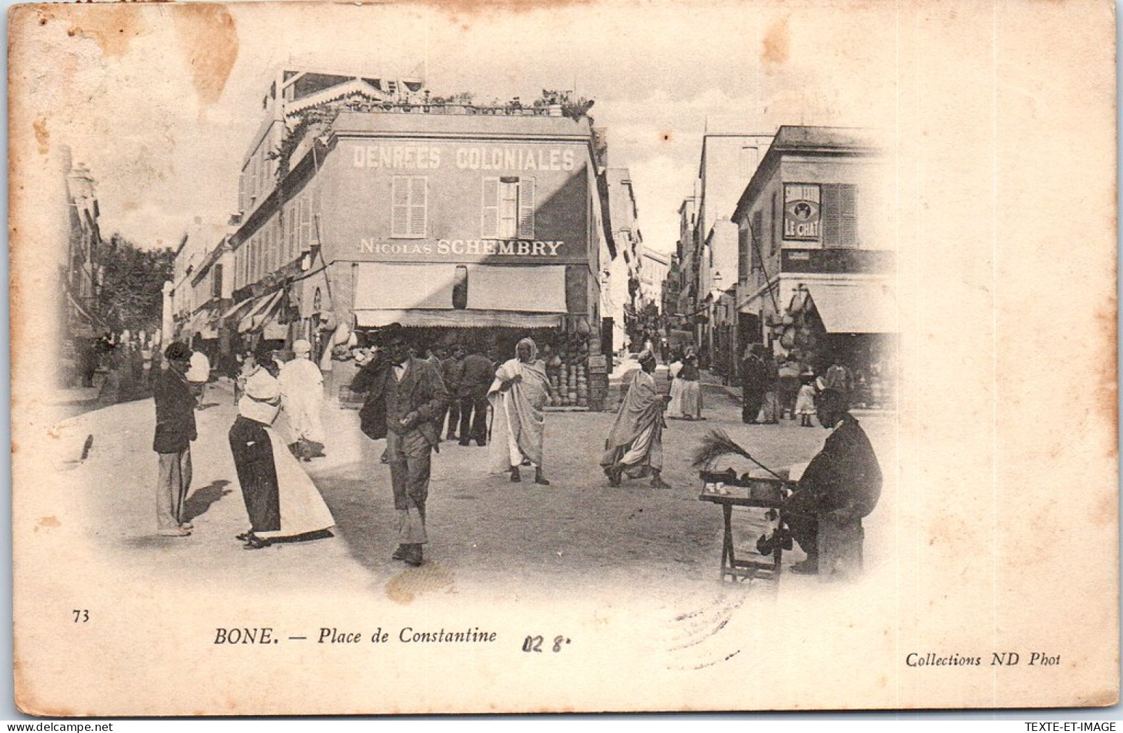 ALGERIE - BONE - La Place Constantine. - Annaba (Bône)